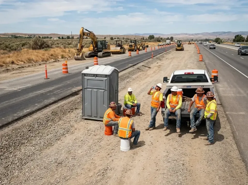 highway-road-construction-crew-007 — frequently asked questions, Porta Potty and Restroom Rentals in Clayton, GA